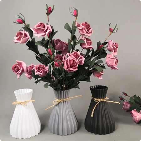 Screenshot 2023-08-19 at 20-50-15 5038.0RWF 17cm 10cm size Hip shape plastic material vase Imitation Ceramic Flower vase&plastic flower vase for home decoration Vases - AliExpress