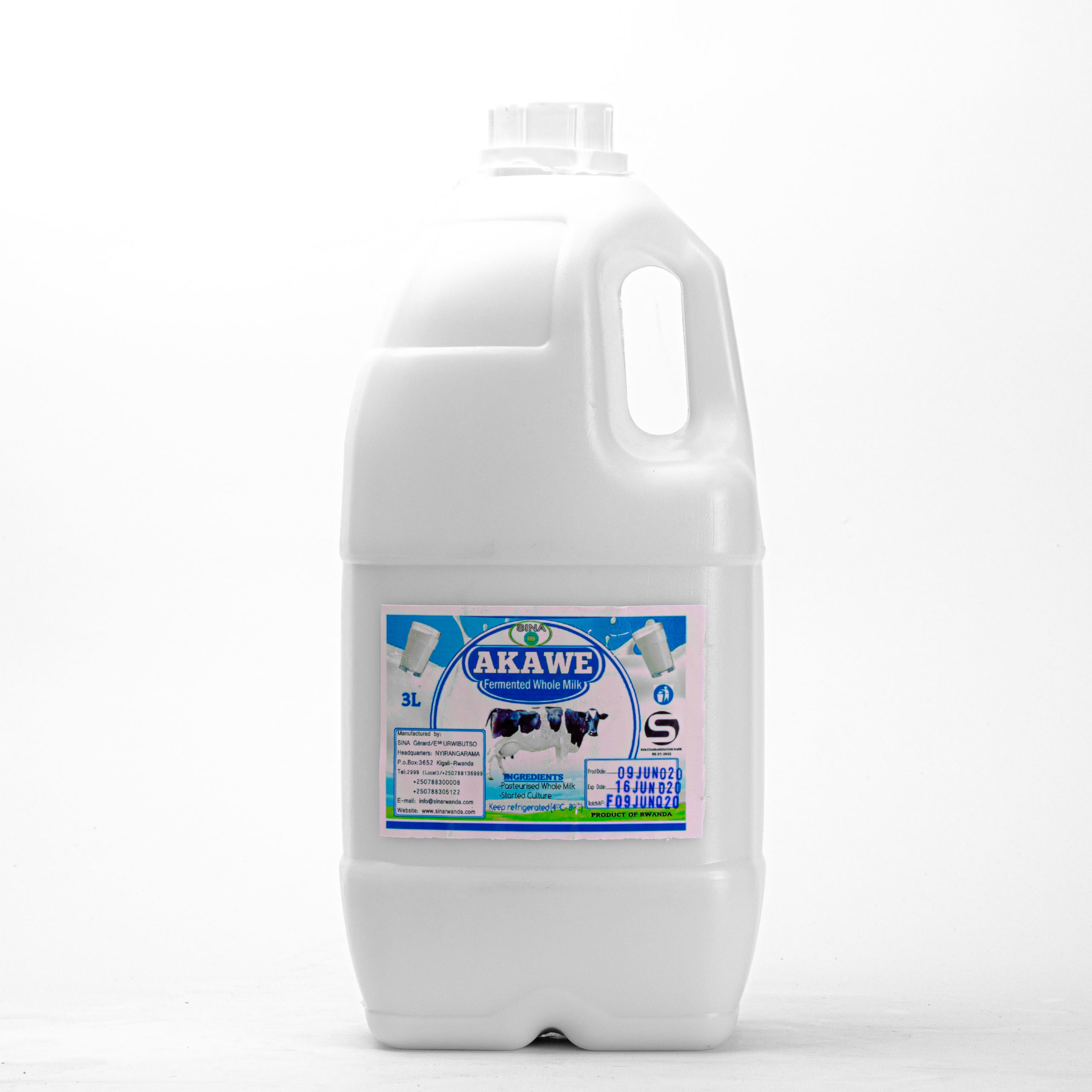 Akawe Fermanted Whole Milk 3L