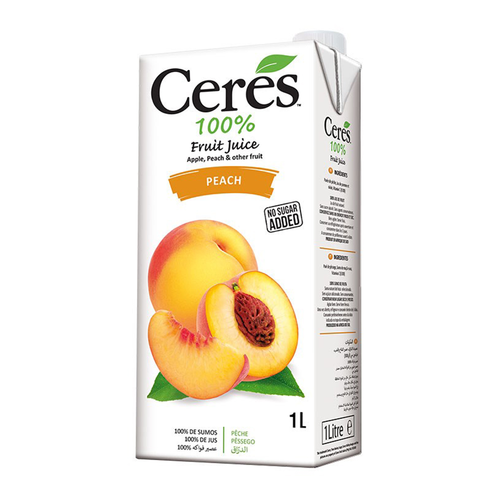 Ceres Peach Juice 1L(No Sugar Added)