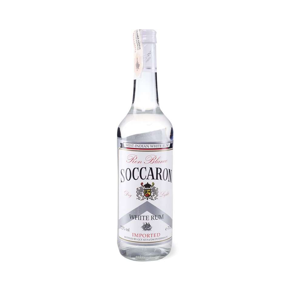 Ron Blanco SOCCARON White Rum 1L (37.5% vol.)