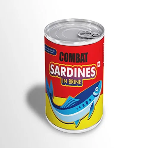 COMBAT Sardines in Brine 155g