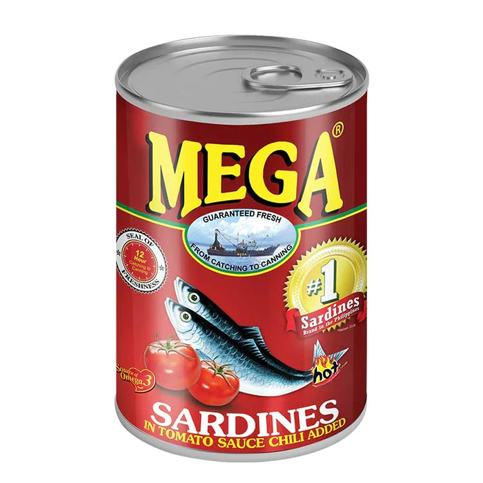 Mega Sardines in Tomato Sauce Chili Added 425g-mutima.rw