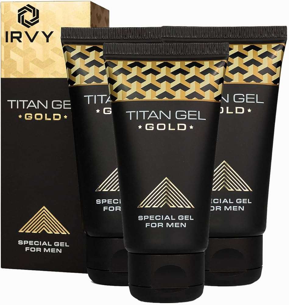 Irvy Gel Gold for Men Original Gel to be Titan Man