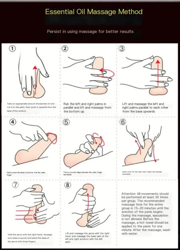 Male Permanent Penis Enlargement Massage Health Care 15ml Essential Oil to Delay Ejaculation And Help Erection-mutima.rw