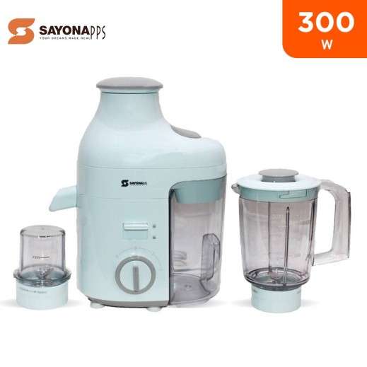SAYONA 300W 3 IN 1 JUICER, BLENDER WITH MILL SJB-4317