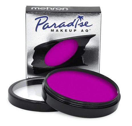 Mehron Makeup Paradise Makeup AQ Face & Body Paint (1.4 oz) (Intergalactic – Neon Pink_Coral UV)