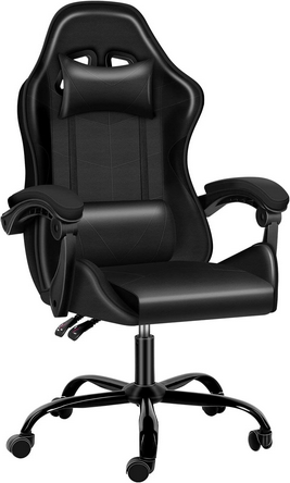 YSSOA Gaming Chair, Big and Tall Gamer Chair, Racing Style Adjustable Swivel Office Chair, Ergonomic Video Game Chairs with Headrest and Lumbar Support-
