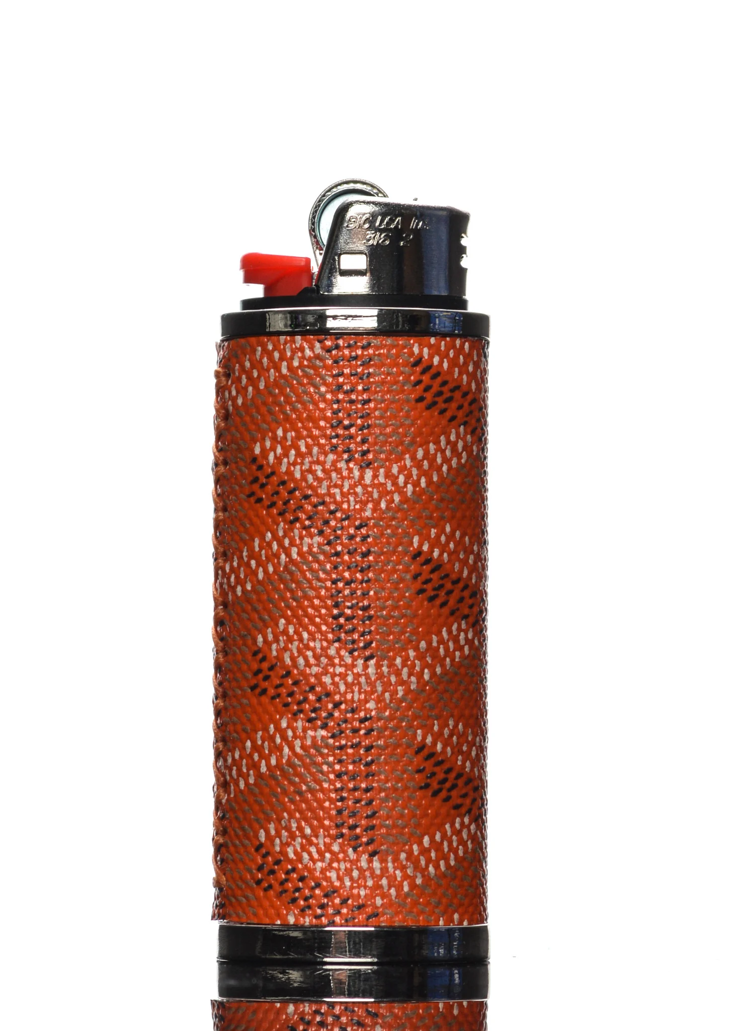 Bic Lighter Case Goyard Orange