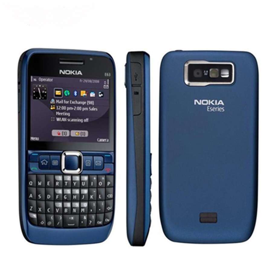 NOKIA E63 cell phones 3G WIFI Bluetooth mp3 player 2MP CAMERA mobilephone