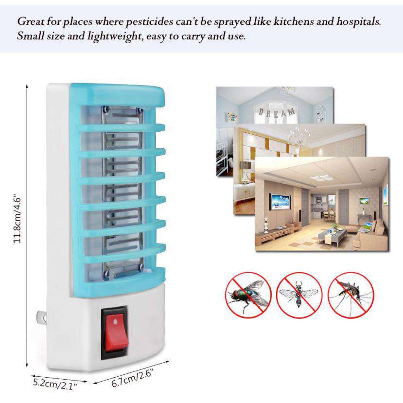 Hot Mosquito Trap Mini Night Insect Mosquito Killer repellent Mosquito Flies House Fly Home Safe Repelente De Moskito