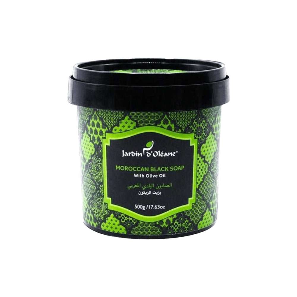 Jardin D'Oléane Moroccan Black Soap with Olive Oil in a 500g