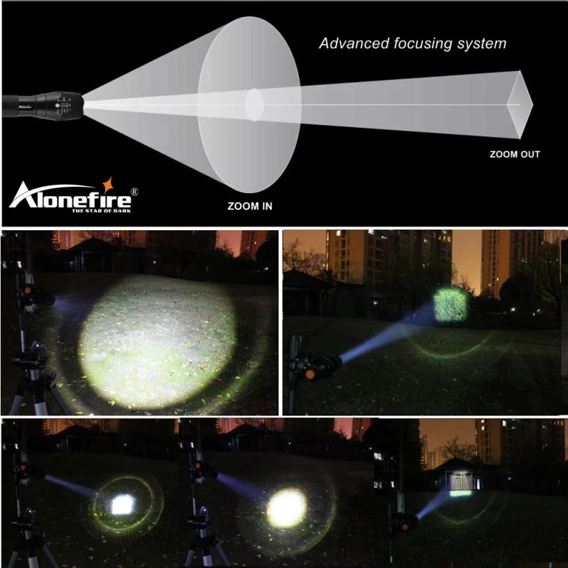 Portable Handy Powerful LED Flashlight Zoomable Torch Waterproof Outdoor Camping Powerful Led Flashlight - Image 3