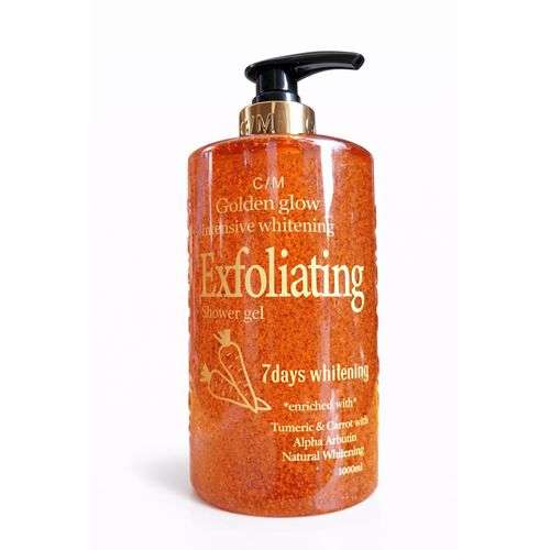 /M Golden Glow Intensive 7Days Whitening Exfoliating Shower Gel (1000ml)