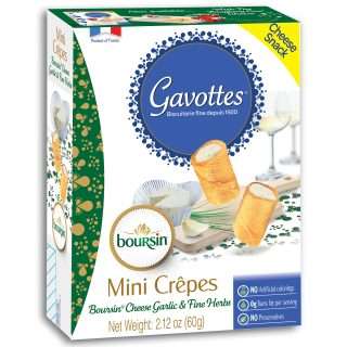 Gavottes French Boursin Cheese Filled Mini Crispy Crepes(60g)