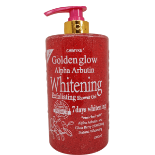 Chimyke Golden Glow Alpha Arbutin 7 days Whitening Exfoliating Shower Gel 1000ml
