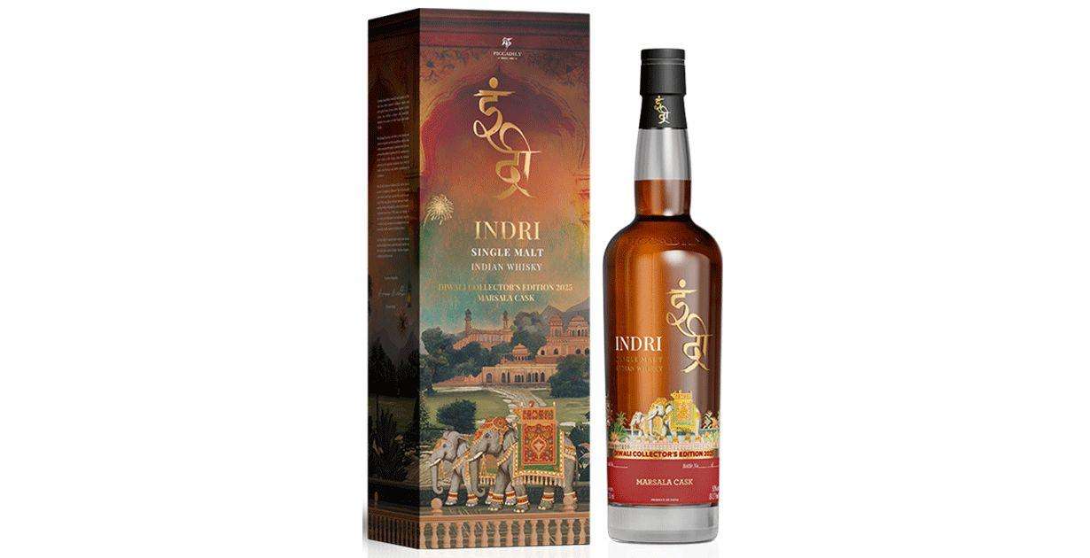 Indri Diwali Collector's Edition 2025 Indian Single Malt Whisky 58.5% ABV
